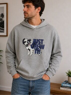 Vintage y2k “Just Chew It” Big Dogs Hoodie size xl